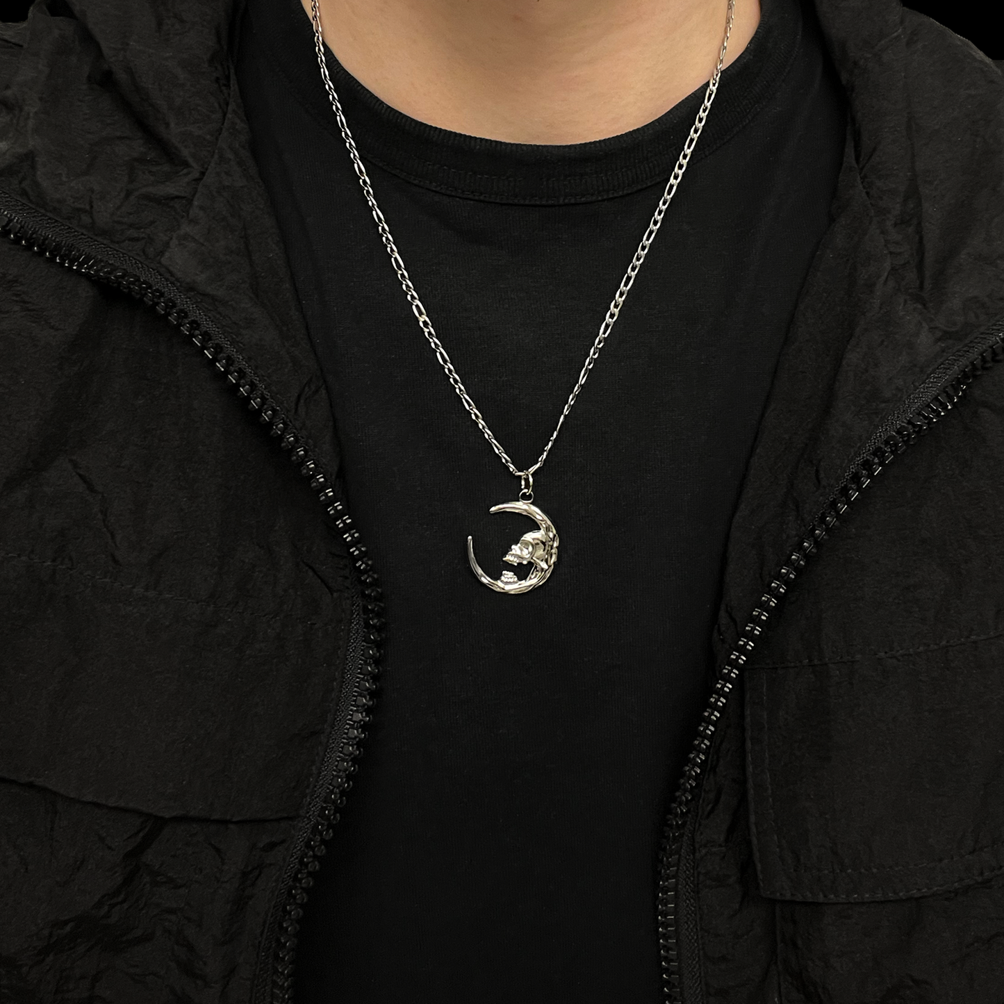 MOON SKELETON PENDANT