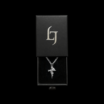 ROSE CROSS PENDANT