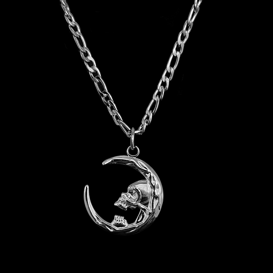 MOON SKELETON PENDANT
